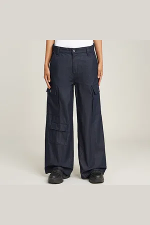 G-Star Womens G-Star RAW Mega Cargo Pants Denim - Cotton - Size 28 (Waist)