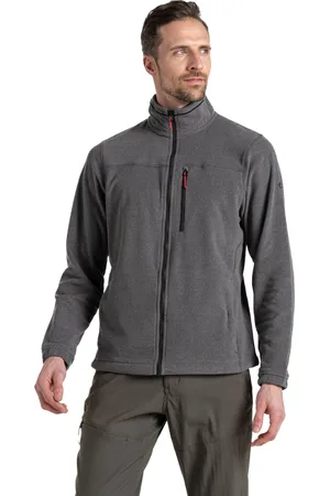 Craghoppers Mens Corey Plus II Insulated Fleece Jacket ( Pepper Marl) - Size Medium