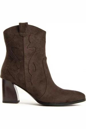 Montevita Womens Heel Ankle Boot Cacera - Size EU 39