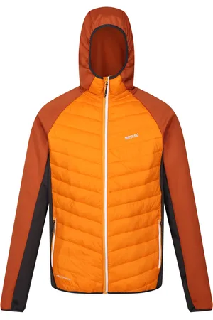 Regatta Mens Andreson VIII Hybrid Jacket ( Pepper/Burnt Copper) - Size Small
