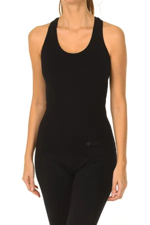 Intimidea Womens Sport T-shirt with wide straps and built-in bra 212184 woman - Polyamide - Size Medium/Large