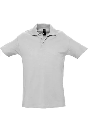 Sols Mens Spring II Short Sleeve Heavyweight Polo Shirt (Ash) - Cotton - Size X-Large