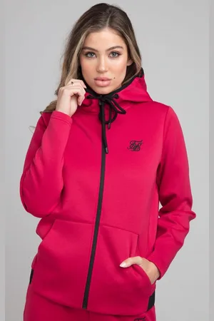 SikSilk Womens Exhibit Athlete Track Jacket in