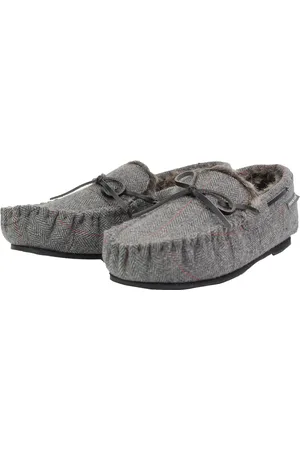 Dunlop Mens Moccasin Slippers with Memory Foam - - Size UK 8