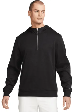 Nike Mens Dri-FIT Golf Hoodie (Black/Brushed Silver) - - Size 2XL