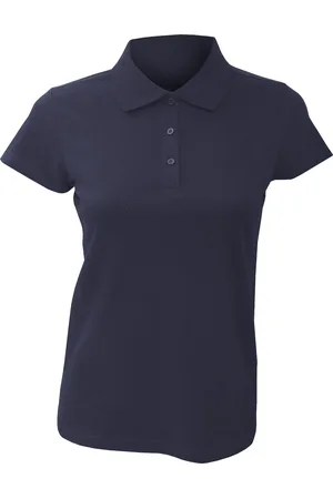 Sols Womens/Ladies Prescott Short Sleeve Jersey Polo Shirt (French Navy) - Cotton - Size 2XL