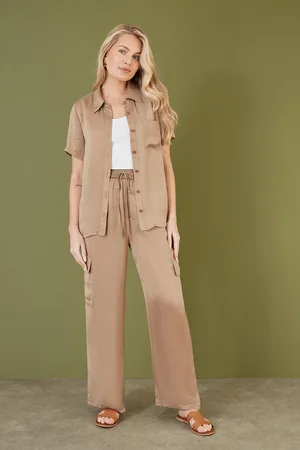 Yumi Womens Cargo Trousers - Size 12 UK