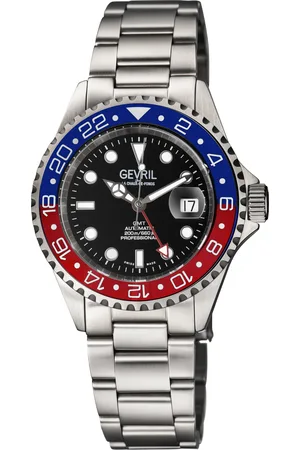 Gevril 4952A Mens Wall Street Swiss Automatic 3 Hands, SW200 Movement Watch - - One Size