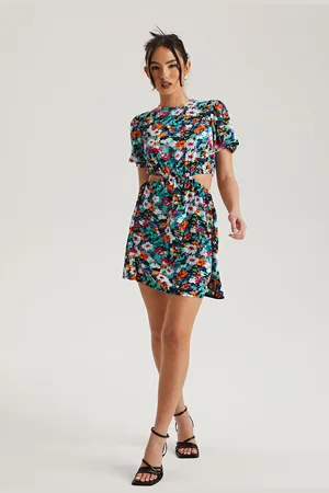 Urban Bliss Womens Floral Smock Dress - Size 14 UK