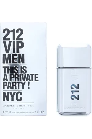 Carolina Herrera Mens 212 VIP MEN Eau de Toilette 50ml Spray For Him - - One Size