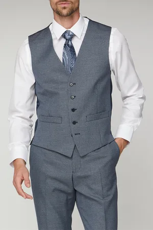 Scott & Taylor Mens Jaspe Regular Fit Waistcoat - Size 46 Regular