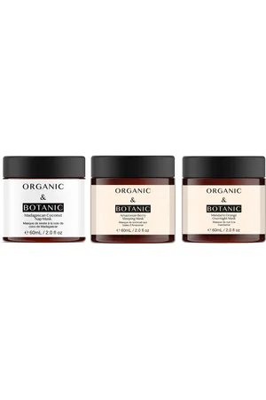 Organic & Botanic Unisex Ovenight Mask Trio Gift Set (60ml, 60ml & 60ml) - One Size