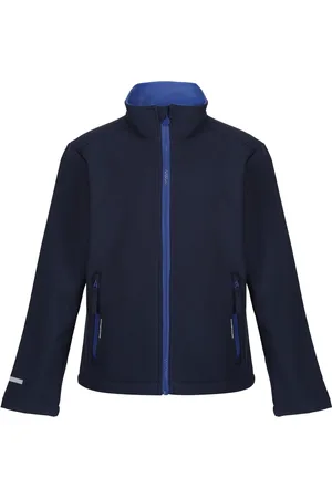 Regatta Childrens Unisex Childrens/Kids Ablaze 2 Layer Soft Shell Jacket ( /New Royal) - Size 7-8Y