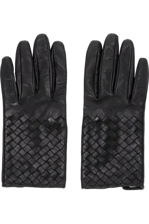 Bottega Veneta Pre-owned Womens Intrecciato Gloves in Leather - One Size