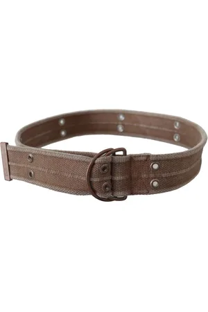 Dolce & Gabbana WoMens Leather Logo Belt Sling Cintura Buckle - Size 100 cm