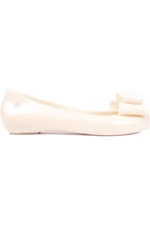 Zaxy Womens Pop Bow Classic Shoes - PVC - Size UK 6