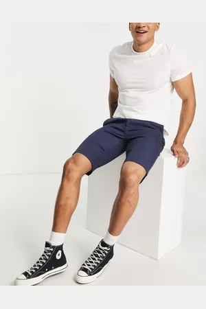 Dickies Mens Silm Fit shorts in navy blue - - Size 28 (Waist)