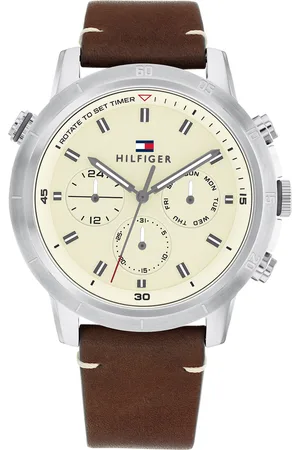Tommy Hilfiger Troy Mens Watch 1792102 Leather (archived) - One Size