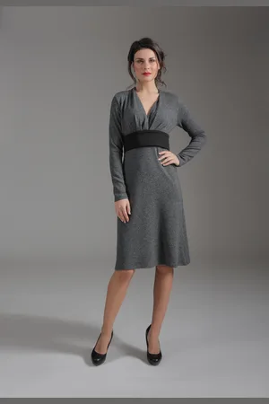 Conquista Womens Long Sleeve Empire Line Dress - - Size EU 36 (Womens)
