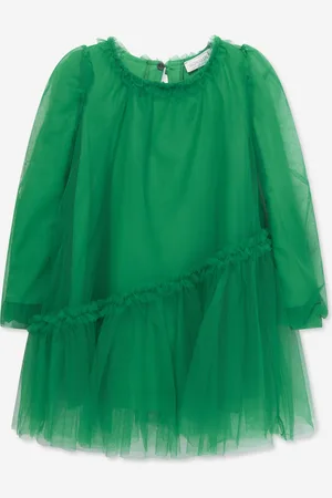 MONNALISA Girls Tulle Occasion Dress in - Size 4Y