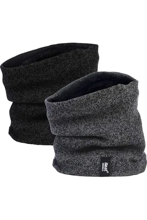 Heat Holders 2 Pack Mens Thermal Winter Neck Warmer - - One Size