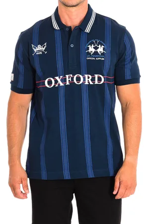 La Martina Mens Short Sleeve Polo TMP320-JS327 man - Cotton - Size Large