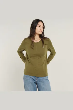 G-Star Womens G-Star RAW Front Seam Top - Cotton - Size Medium