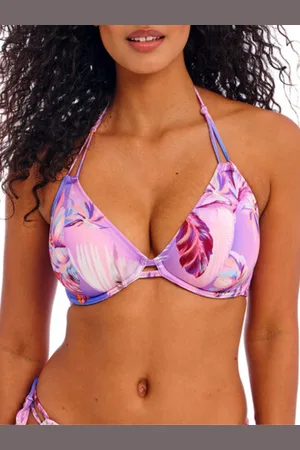 Freya Womens Miami Sunset Halterneck Bikini Top - Polyamide - Size 30F