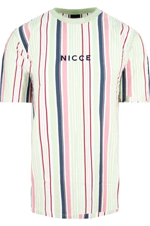 Nicce London Short Sleeve Round Neck Multicoloured Mens Club T-Shirt 202 1 09 02 0218 - Cotton - Size X-Small