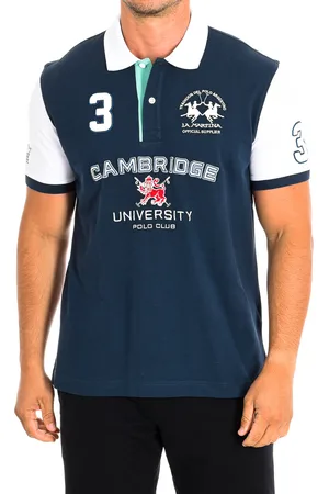 La Martina Mens Short Sleeve Polo TMP616-PK097 man - Cotton - Size Small