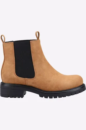 Divaz Taijal Vegan Chelsea Boots Womens - Mixed Material - Size UK 7