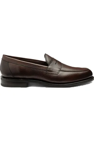 Loake Mens Imperial Saddle Loafer Dark Leather - Size UK 10