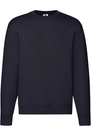 Fruit Of The Loom Mens Premium Set-in Sweatshirt (Deep Navy) - - Size 2XL