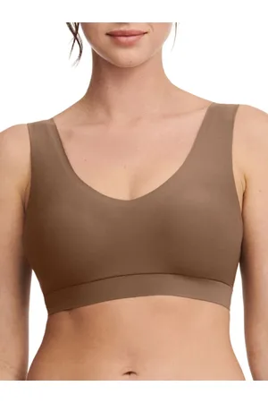 Chantelle Womens SoftStretch V-Neck Jersey Crop Top - Polyamide - Size X-Small/Small