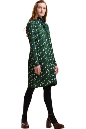 Regatta Womens/Ladies Orla Kiely Leaf Print Dress (Shadow Elm ) - Size 12 UK