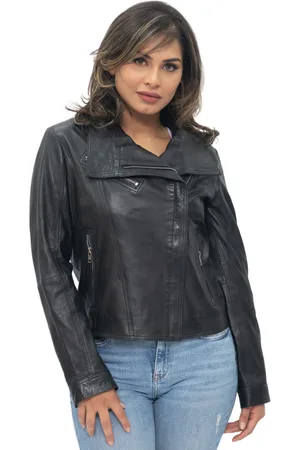 Infinity Womens Shawl Wrap Biker Jacket - Riga - - Size 18 UK