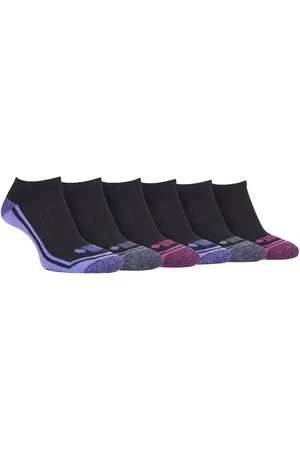 Jeep Womens - 6 Pairs Ladies Performance Poly Low Ankle Length Trainer Socks - - Size UK 4-6.5