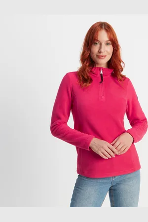 Tog 24 Revive Womens Quarter Zip Fleece Magenta - Size 12 UK