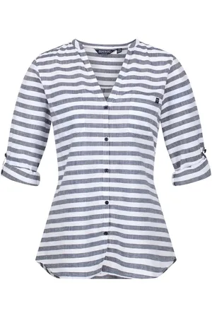 Regatta Womens Malaya Coolweave Cotton Lightweight Shirt - - Size 10 UK