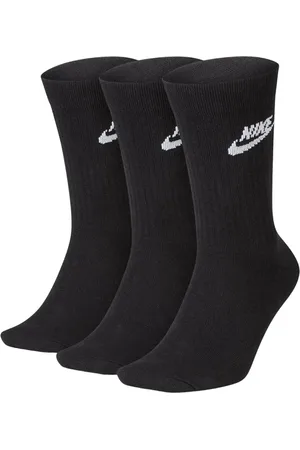Nike Unisex Sportswear Everyday Essential Crew Socks 3 Pairs - - Size Medium