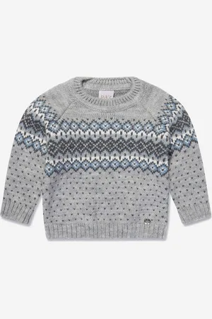 PAZ RODRIGUEZ Boys Wool Knitted Jumper in - Size 1Y