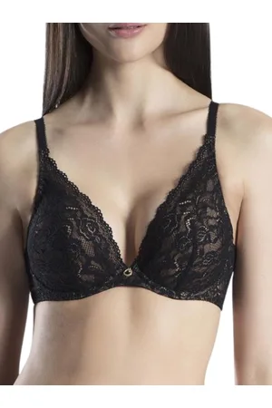 Aubade Womens Rosessence Triangle Plunge Bra - Polyamide - Size 34D