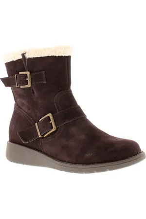 Hush Puppies Lexie Womens Leather Ankle Boots Suede - Size UK 5