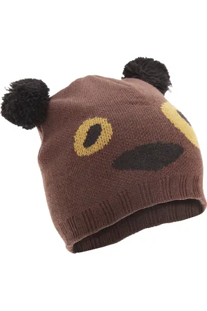 Floso Childrens/Kids Unisex Animal Design Winter Beanie Hat (Tiger, Panda, Bear, Dog) (Dog) - - One Size