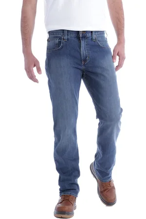 Carhartt Mens Rugged Flex Relaxed Straight Cut Denim Jeans - - Size 36W/36L