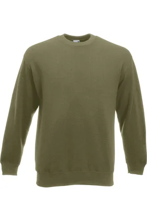 Fruit Of The Loom Unisex Premium 70/30 Set-In Sweatshirt (Classic Olive) - - Size 2XL