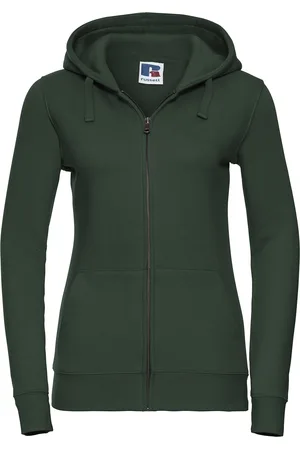Russell Athletic Womens/Ladies Authentic Full Zip Hoodie (Bottle ) - Size Small