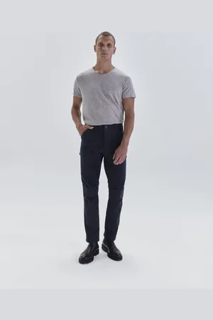 IKKS Mens Buttoned Flap Pocket Cargo Trousers - - Size 2XL