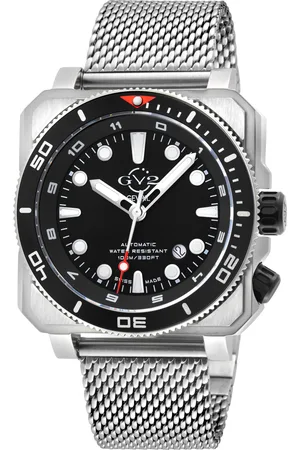 Gevril GV2 Mens XO Submarine 4541B Swiss Automatic, SW200 Movement Stainless Steel Mesh Band Luminous Watch - - One Size
