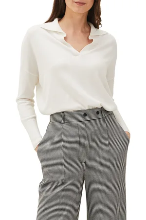 Phase Eight Womens Eliena Polo Collar Knit Jumper - - Size Small